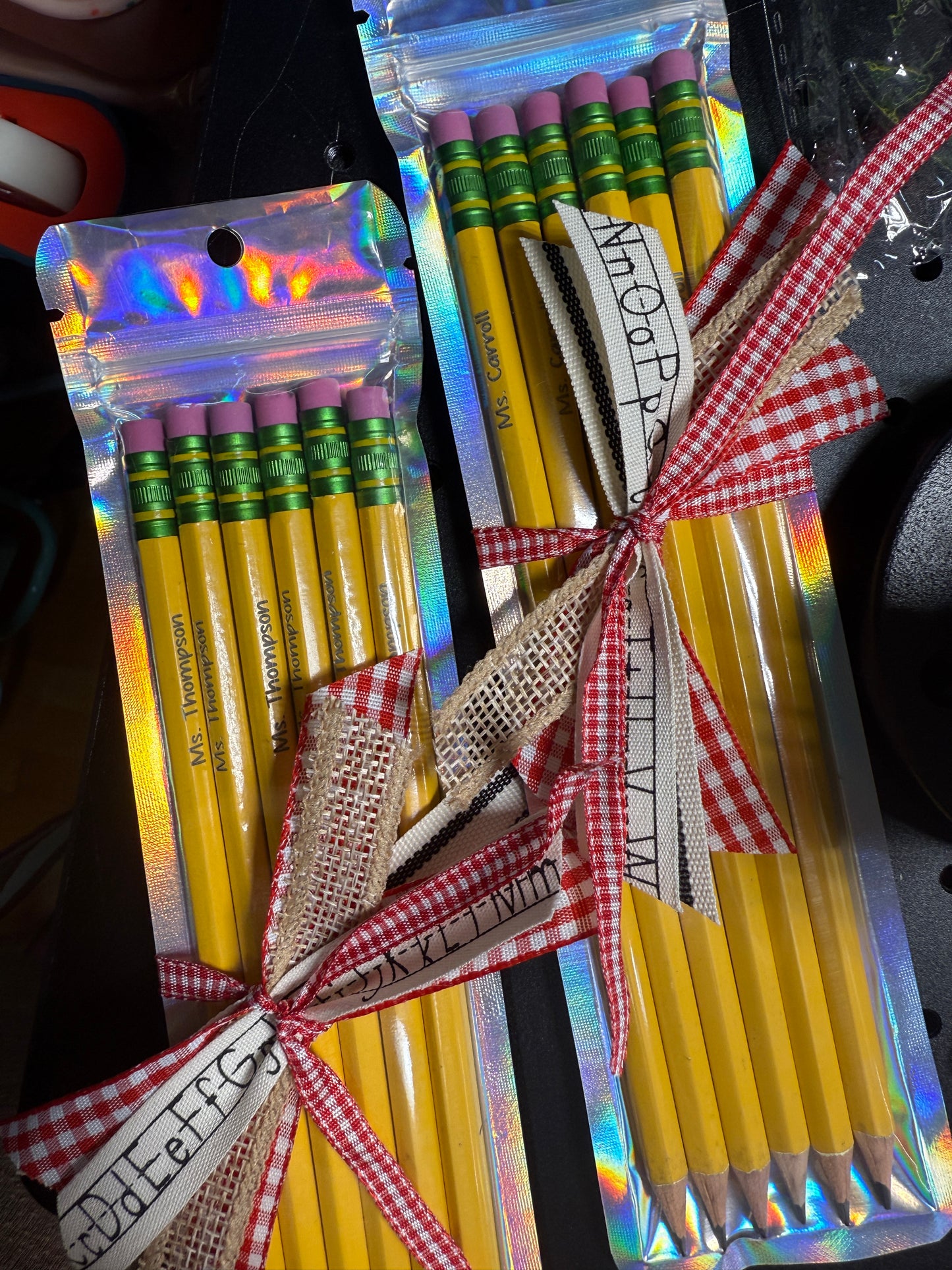 Custom Engraved Ticonderoga Pencils – Set of 5