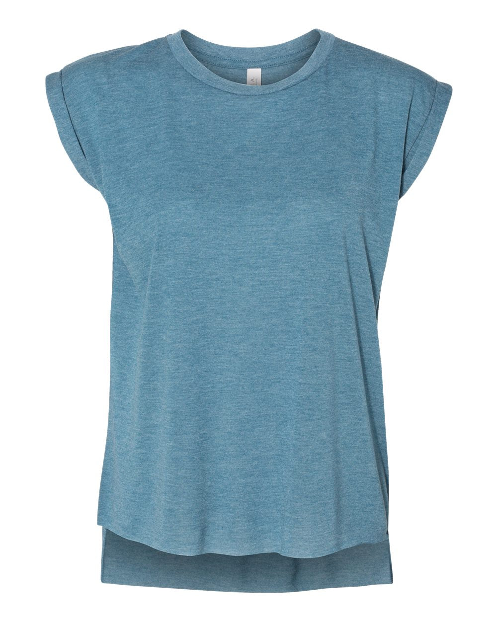 Vintage 1975 Shirt - Ladies Rolled Cuffs Muscle Tee