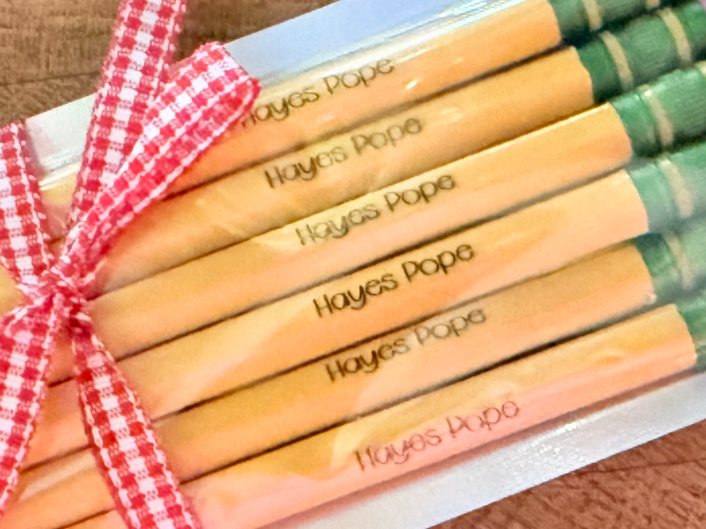 Custom Engraved Ticonderoga Pencils – Set of 5