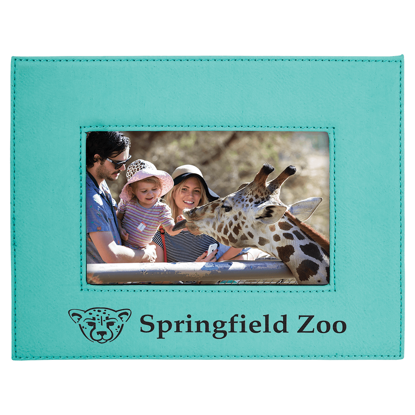 Personalized 4" x 6" Laserable Leatherette Photo Frame 📸✨