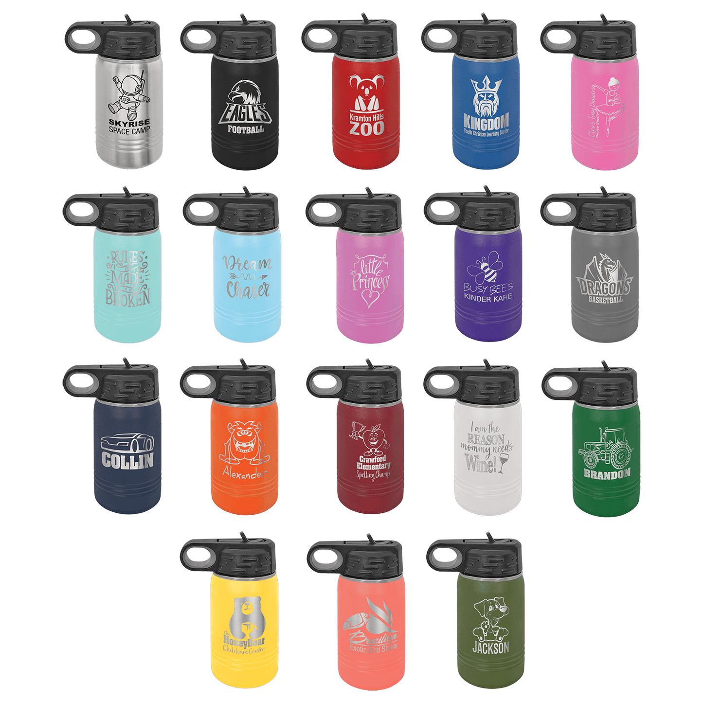 Polar Camel 12oz. Water Bottle