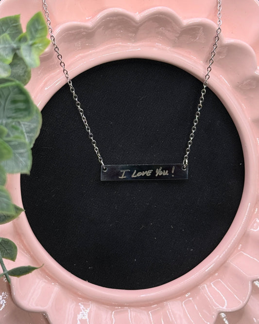 Personalized Bar Necklace