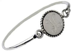 Sterling Round Rope Trim Bangle