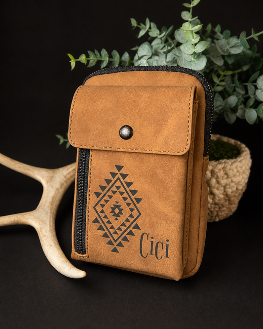 Personalized Leatherette Urban Crossbody Bag