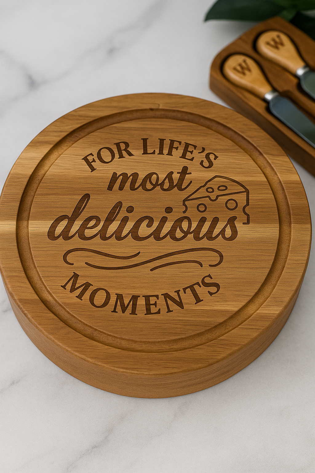 Acacia Cheese Board - Round