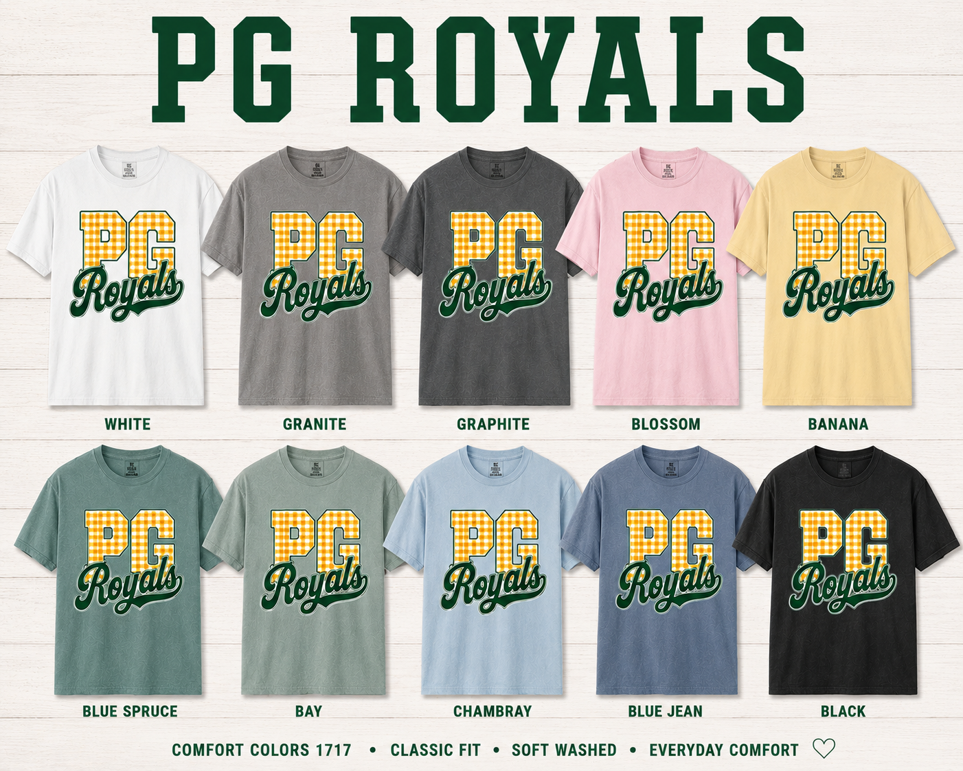 PG Royals - Gingham