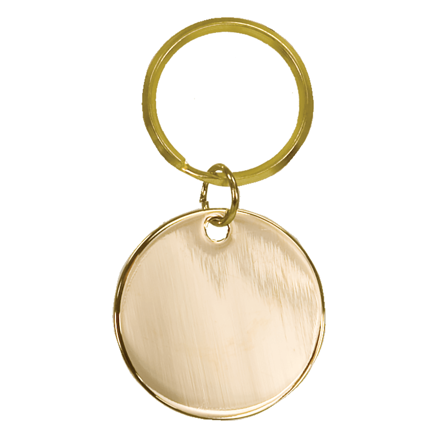 Engravable Brass Keychain