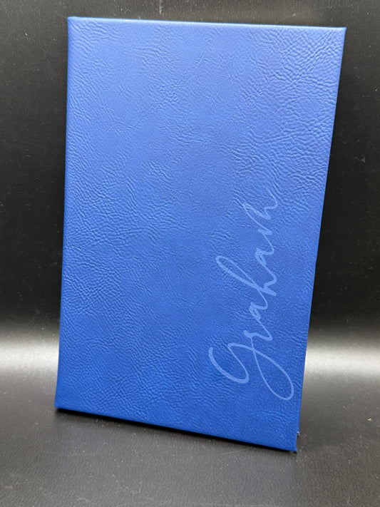 Custom Leatherette Journal – 5 ¼" x 8 ¼" (Lined or Unlined)