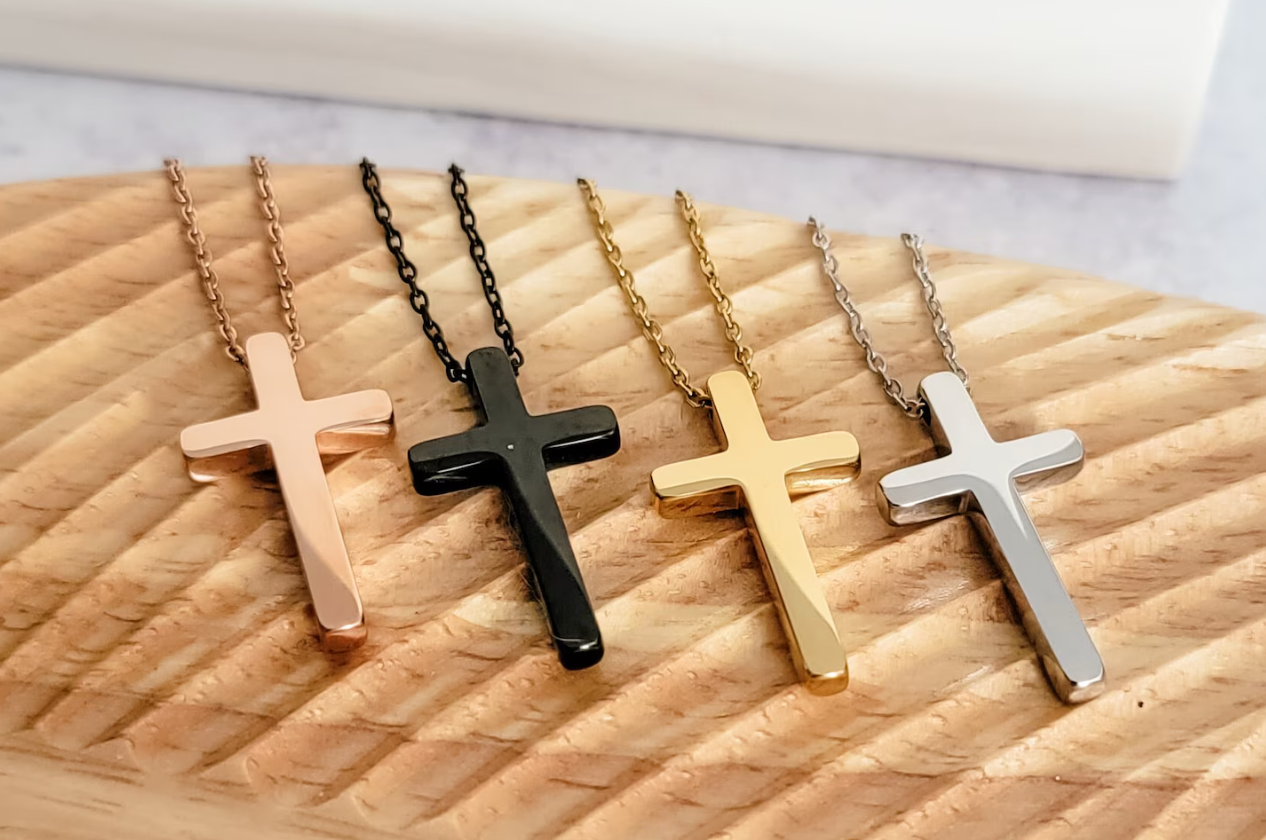 Stainless Steel Cross Necklace