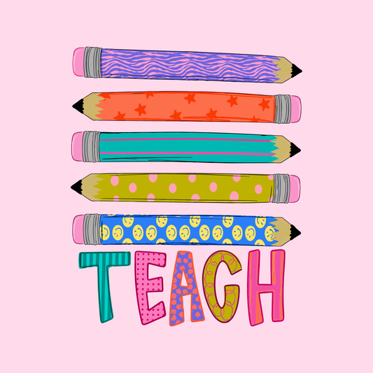 Colorful Teach Pencil