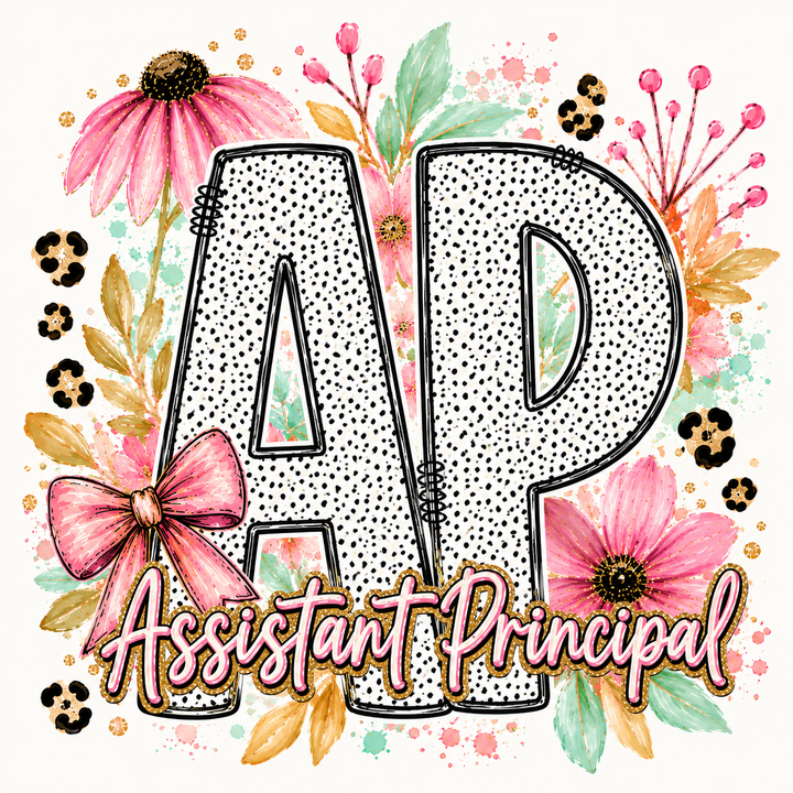 Assistant Principal - Polka Dot & Flowers
